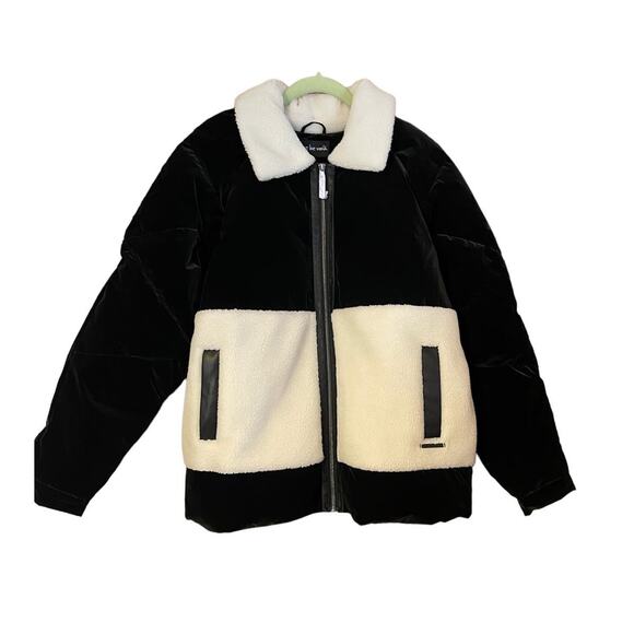 Peace Love World Black Label Sherpa Showstopper Coat Size Medium NWOT - Picture 2 of 14